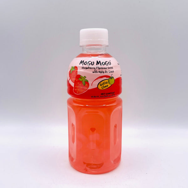 Mogu Mogu Strawberry flavoured Drink 320ml x 24 Bottles