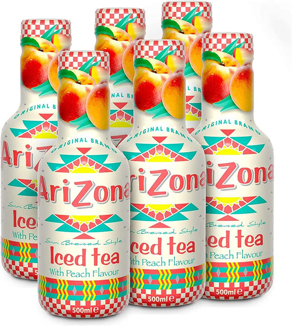 Arizona Iced Tea with Peach 500ml X 6