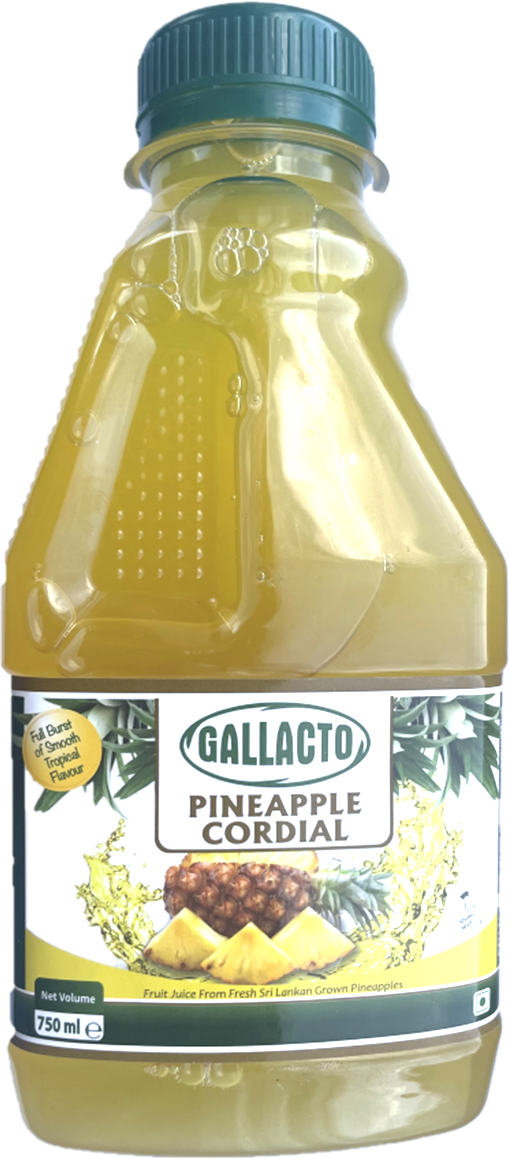 Gallacto Pineapple Cordial 750ml X 6
