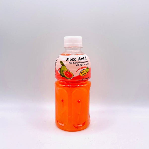 Mogu Mogu Pink Guava flavoured Drink 320ml x 24 Bottles